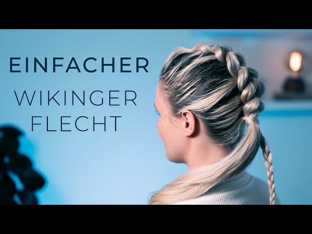 EINFACHE Wikinger Flechtfrisur | TUTORIAL