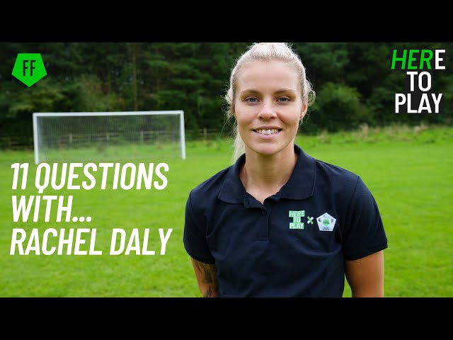 11 Questions with Lionesses and Aston Villa star Rachel Daly | Football Foundation