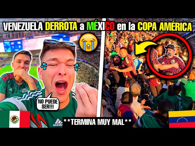 🇲🇽 MEXICO PIERDE ante VENEZUELA 🇻🇪 en la Copa América *ACABA EN PELEA* 😱