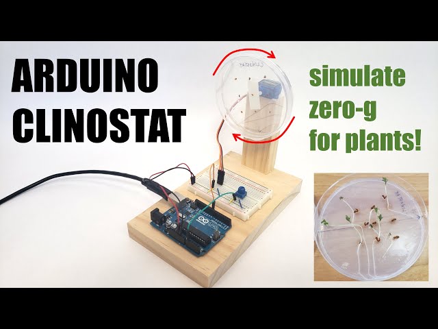 Build an Arduino Clinostat to Simulate Microgravity for Plants | Science Project