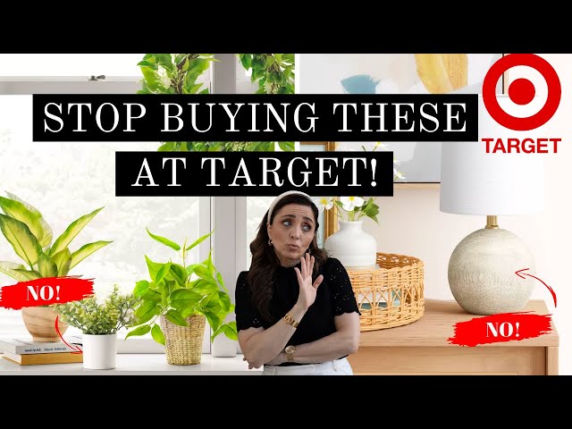 STOP BUYING THESE AT TARGET | LUX FOR LESS |  WORST & BEST THINGS TO BUY AT TARGET
