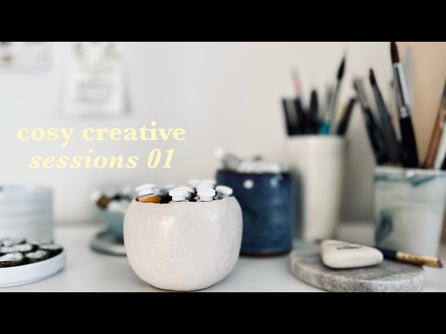 COSY CREATIVE SESSIONS 01 ☕📓 Grab your sketchbook and paint or draw with me! 4 prompts, 1 hour