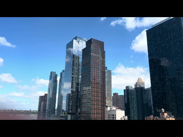 New York Times Square Surrounding View at 10 AM from Truss Hotel Rooftop