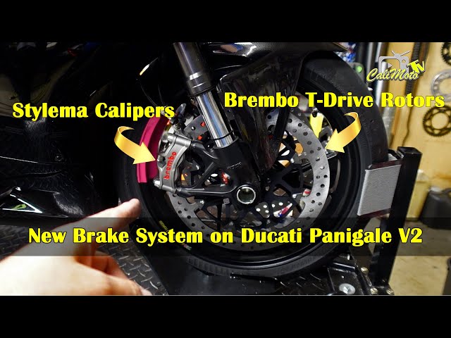 Installing New Front Brake System on 2021 Ducati Panigale V2