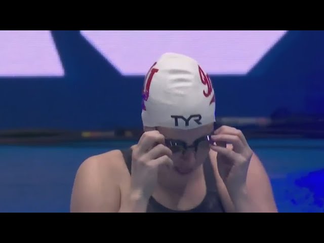 Lilly King places First in 200-meter breaststroke trials