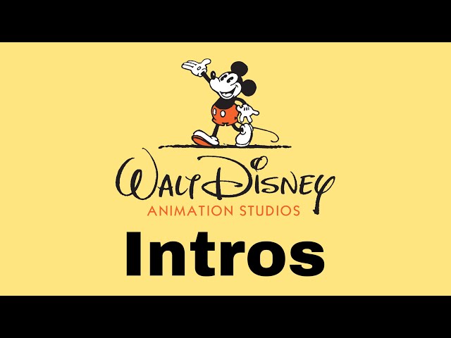 Every walt Disney animation studios intro