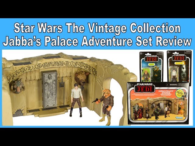 Star Wars Vintage Collection Jabba's Palace Adventure Set (with Han Carbonite & Ree Yees) Review