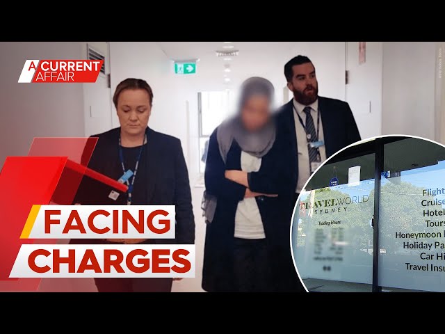 Arrest vision shows moment police move in on fraud-accused Sydney travel agent | A Current Affair