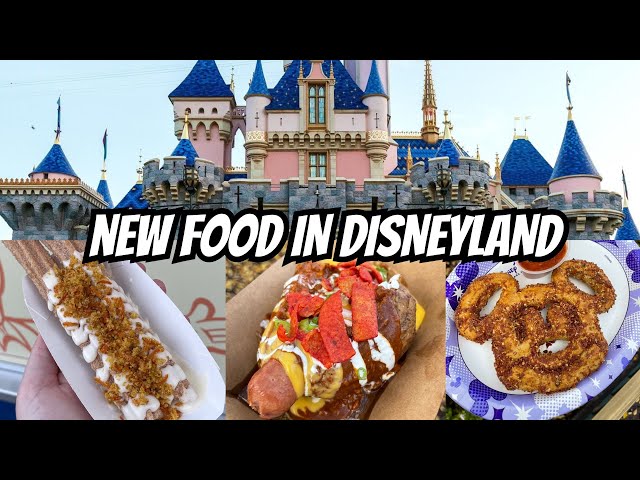 I TRIED ALL OF THE NEW FOOD IN DISNEYLAND