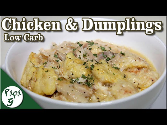 Low Carb Chicken and Dumplings - A Simple and Easy Keto Recipe