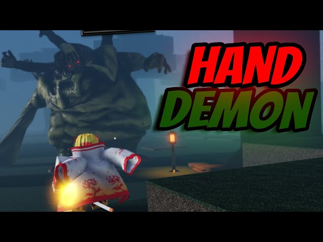 BEATING THE HAND DEMON IN ROGUE SLAYERS (SOLO)