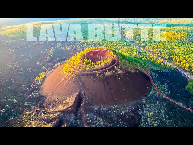 Lava Butte - Cinder Cone in Bend, Oregon | Lava Lands at Sunset