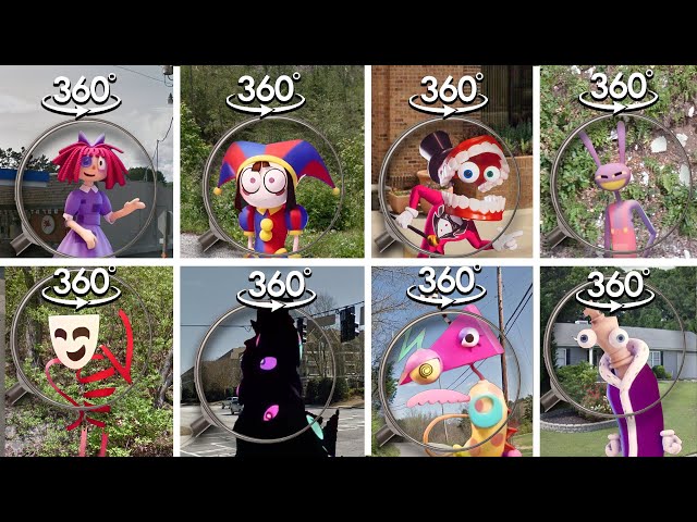 FIND The Amazing Digital Circus | ALL The Amazing Digital Circus Finding Challenge 360° VR Video