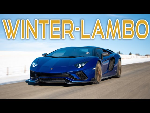 What it takes to Winter Drive a Lamborghini Aventador?