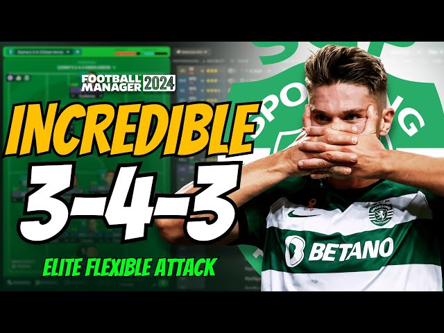 You MUST TRY This INCREDIBLE FM24 3-4-3 Tactic | FM24 Tactics