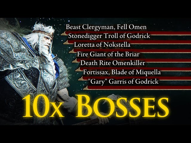 Elden Ring: 10x the Bosses, 10x the Fun! (Barely Salvageable)