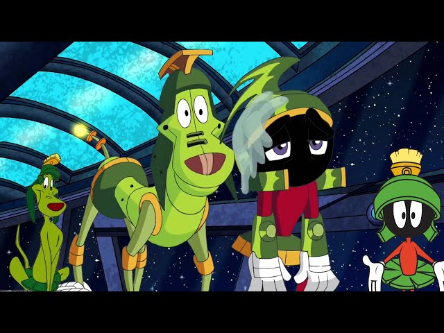 Loonatics Unleashed but only Melvin the Martian is on the screen