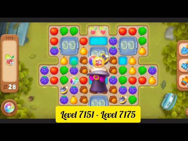 Gardenscapes ( Level 7151 - Level 7175 ) - All Puzzles - Gameplay PART - 337