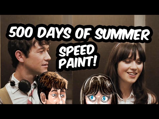 500 days of summer caricature