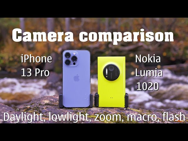 iPhone 13 Pro vs. Nokia Lumia 1020 - camera comparison