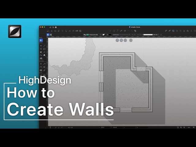 How to create walls in HighDesign