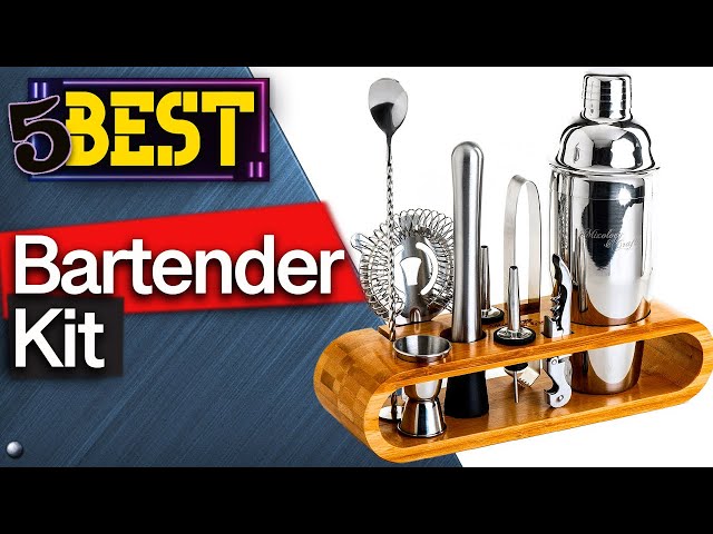✅ TOP 5 Best Bartender Kit (Cocktail Bar Kit)  [ 2023 Buyer's Guide ]