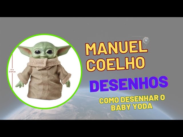 Desenho do "Baby Yoda" | Manuel Coelho Desenhos