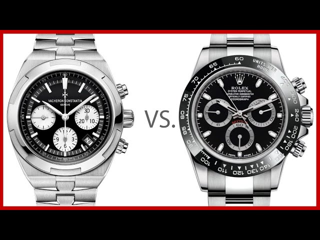 ▶ Which Chronograph Wins? Vacheron Constantin Overseas 5500V vs Rolex Daytona 116500LN Comparison