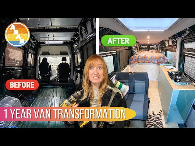 Our 1 Year DIY Van Conversion! | VW Crafter Camper