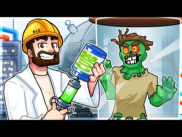I saved the world by CURING ZOMBIES in Zombie Cure Lab!