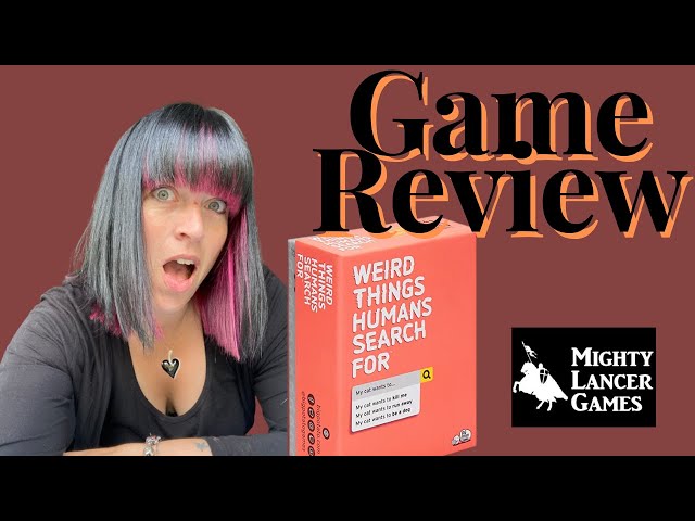 Weird Things Humans Search For Card Game Review | Explanation & Game Review