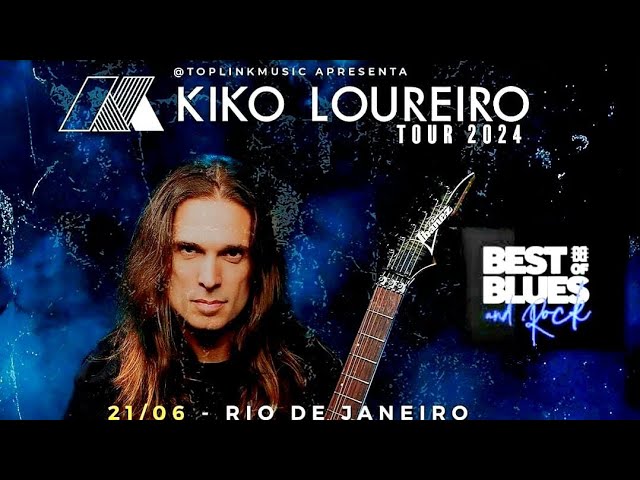 Kiko Loureiro - Tour 2024( Best of Blues and Rock), Rio de Janeiro.