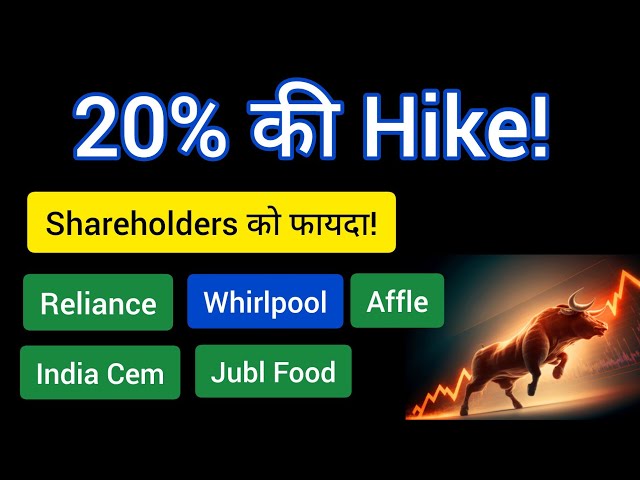 20% Hike 🔥Cheers Shareholders 🥂