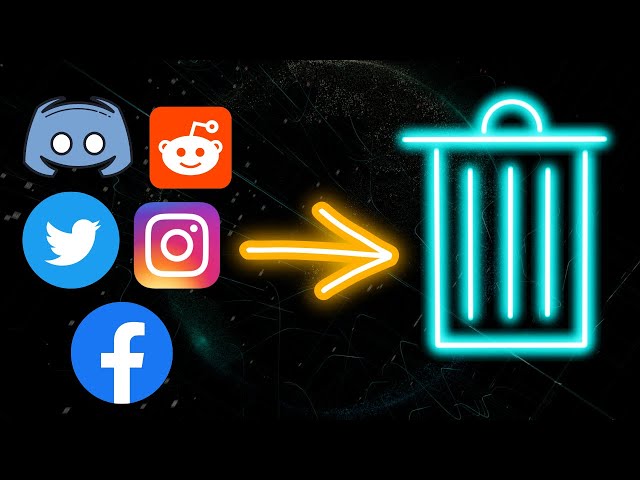 How to Mass Delete All Discord Messages!! (twitter, reddit, Facebook too)