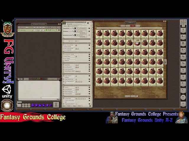FGC Presents: Fantasy Grounds Unity A to Z Episode: 7 Maps, Tokens, and map related topics.
