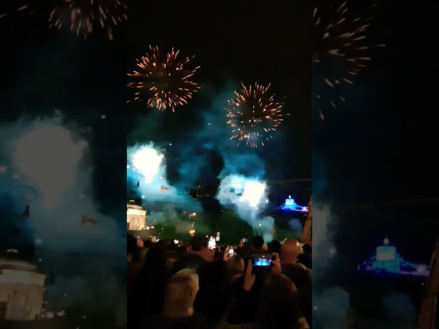 Torino - spettacolo pirotecnico festeggiamenti di San Giovanni 2024 #fireworks #festival #torino
