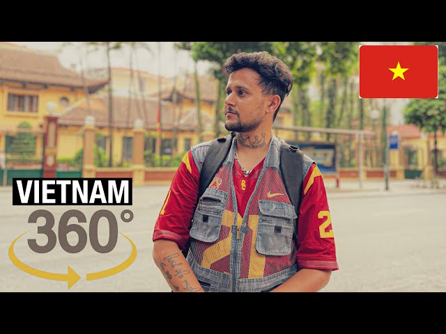 VR 360° Video Hanoi Vietnam | Hanoi 🇻🇳 City Walking Tour VR 360° Video | Insta 360 Degree Video