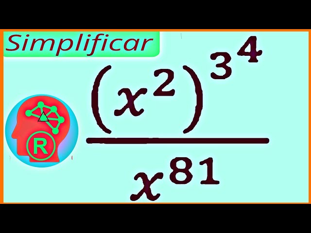 Simplificación de una expresión algebraica