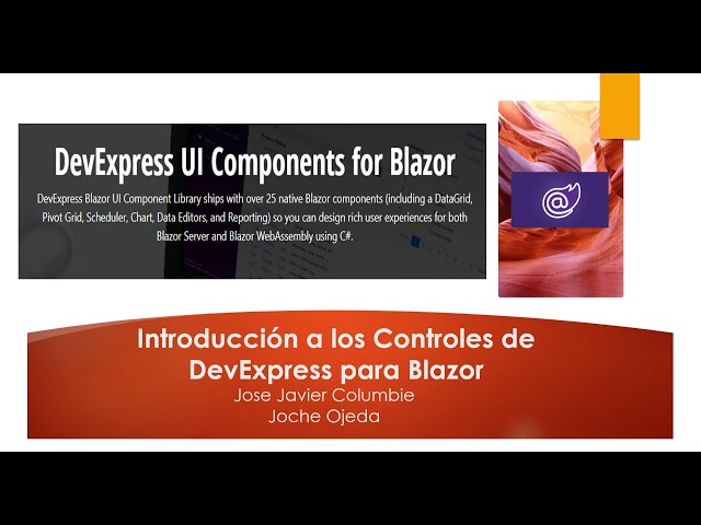 Introducción a los controles de DevExpress para Blazor