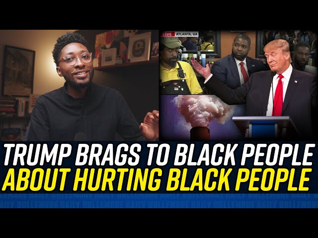 Donald Trump BRAGS LIKE A MORON About Harmful Policies to Black Voters!!!