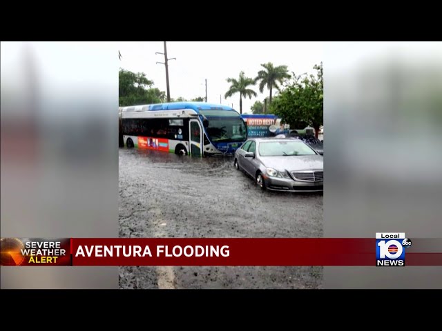 Severe weather continues as flooding reported across South Florida