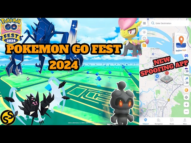 NEW SPOOFING APP FOR iOS AND ANDROID TO USE IN POKEMON GO FEST 2024 | HOW TO SPOOF IN POKEMON GO