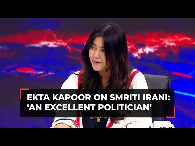Ekta Kapoor on Smriti Irani: An excellent politician, even a better friend, and the best aunt