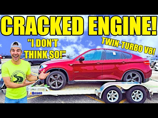 I Bought A Twin-Turbo V8 BMW With A Mysterious “CRACKED” Engine! It Still Runs So What's Broken?