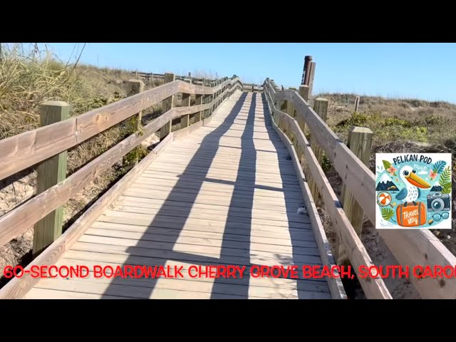 CHERRY GROVE BEACH 60-seconds South Carolina | Beach Beauty | April 2024