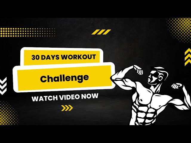 30 Days workout Challenge | Nameer Health and Fitness |