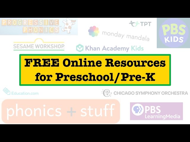 FREE Online Resources for Preschool + PreK | Homeschool