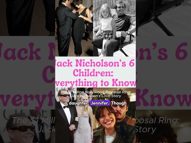 Jack Nicholson's Love Story #diamond #movie #romanempire #history #news  #marriage #entertainment