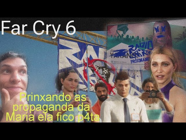 Far Cry 6 - Invad1 a cidade pra colocar b0mba e prinxar as propaganda da Maria ela fico put@ na hor