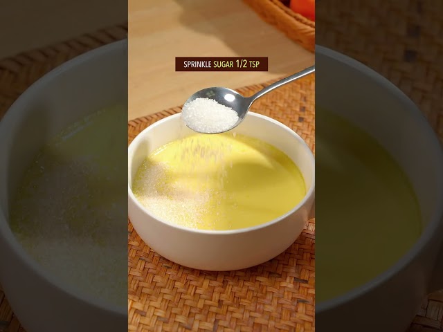 EASY & QUICK EGG PUDDING RECIPE #recipe #egg #pudding #baking #chinesefood #shorts #foodlover